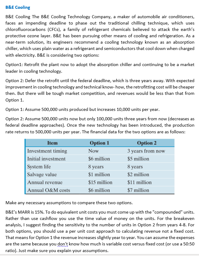  B&E Cooling B&E Cooling The B&E Cooling Technology Company, a maker