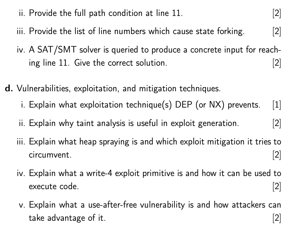 input x is represented by a symbolic value and that foobar is