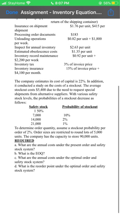 Inc., is a wholesaler of Protoxid for industrial clients. Demand for Protoxid