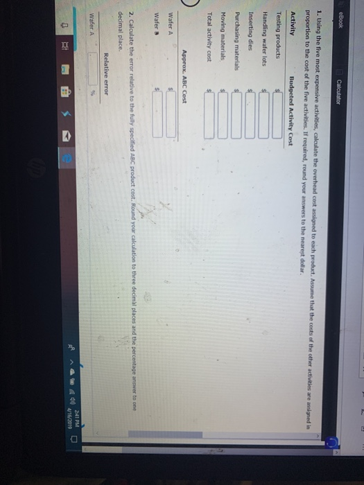 programs 2. Making probe cards 3. Testing products 4. Setting up batches