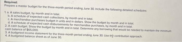 past, the company has done very little in the way of budgeting