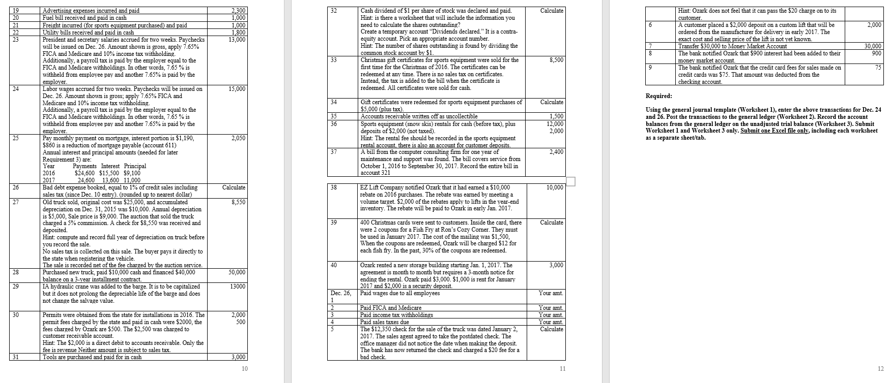 39. 3. Financial statements and analysis [Due Tuesday, Feb. 16, at 5:00