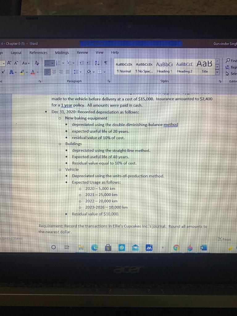 1 Heading 2 Title Paragraph Styles CUM204 Intersession 2021 Question 1 (35