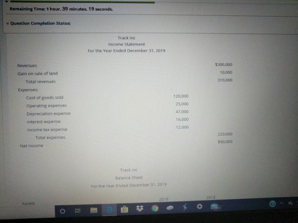 I need help with this question. thanks Remaining Time: 1 hour, 39