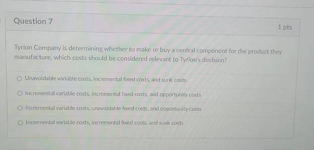 Total cost $0 $45/unit Total cost $9.900 + $36/unit Total cost $13,200