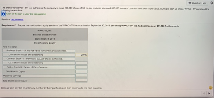  Question Help an prase, WPAC - TV completed the The chanter