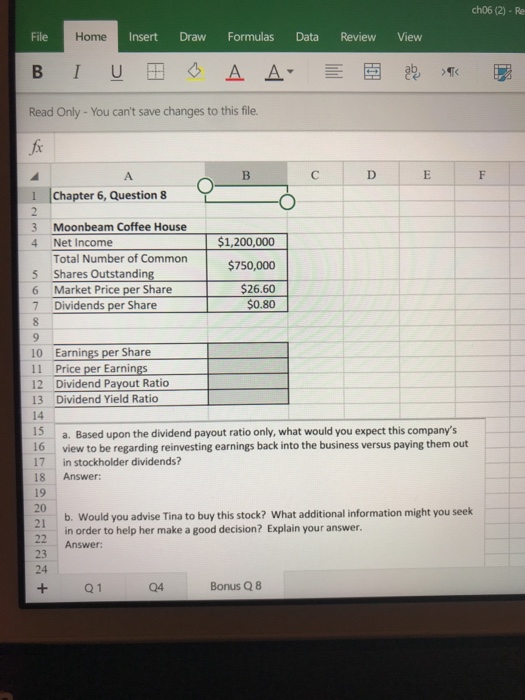  ch06 (2) - Re File Home Insert Draw Formulas Data Review