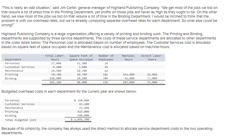 "This is really an odd situation," sald Jim Carter, general manager