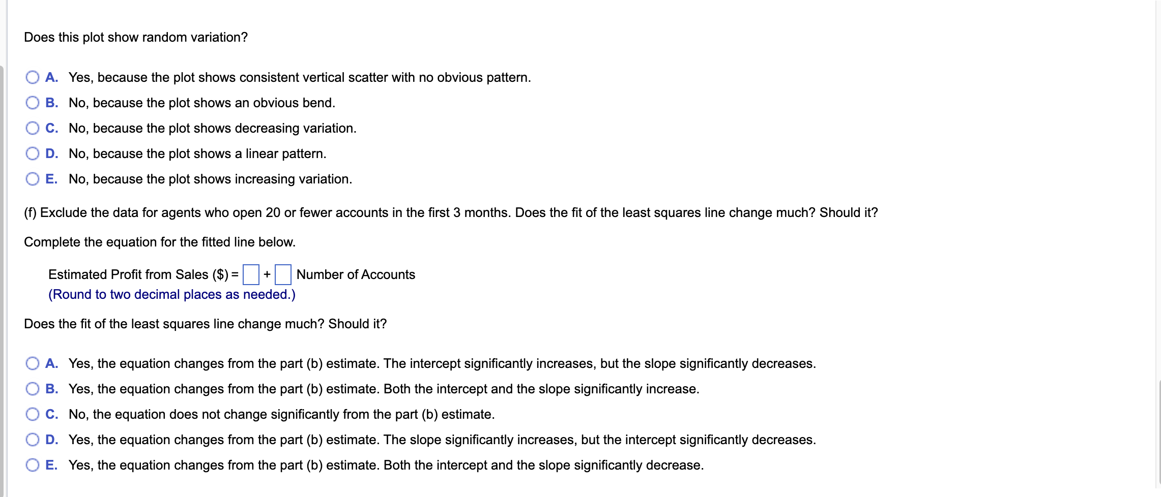 firm has been monitoring sales of new agents over the past 2