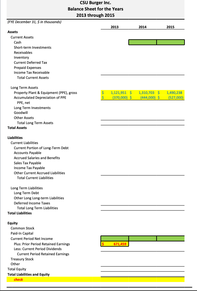 and link the Cash Flow Produced in the Cash Flow Statement to