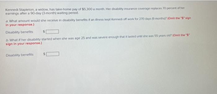 need answer as soon as possible please Kennedi Stapleton, a widow, has