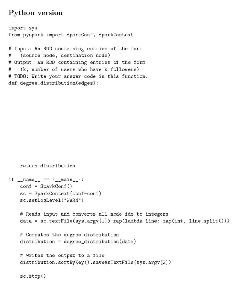 large social networking website where users can follow each other. Alice has