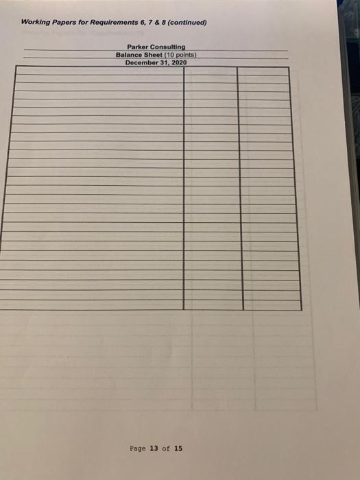 may omit explanations for the journal entries. Skip a line between each