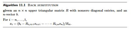 Numpy and Python. a) Implement back substitution in Python, using Numpy. Use