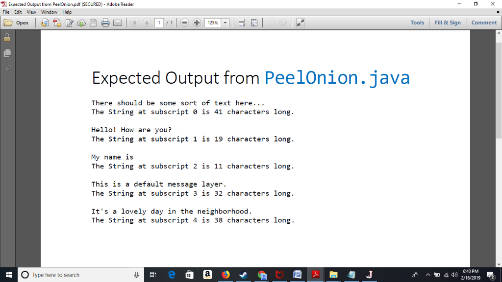 will throw exceptions and/or prevent correct output. * * Some errors could
