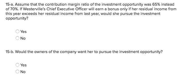 last year's operations Sales Variable expenses Contribution margin Fixed expenses Net operating