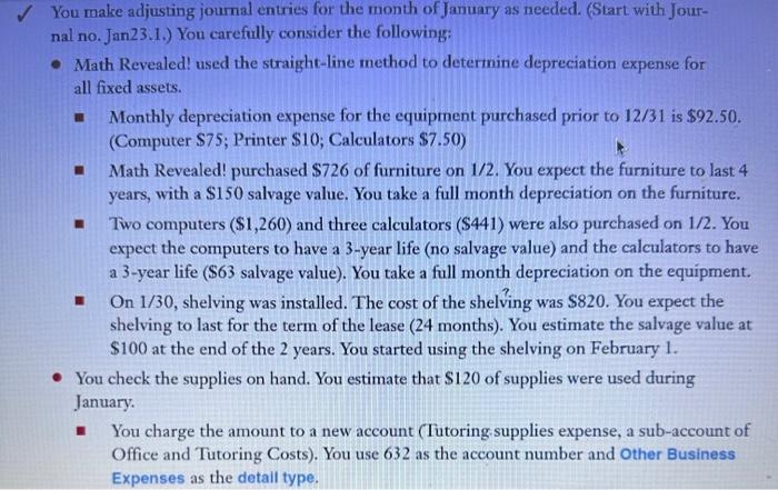 can I please get help solving this question.the journal report account names