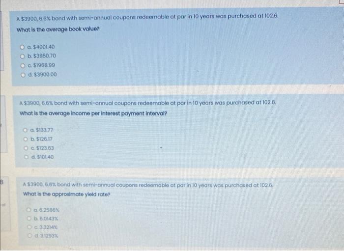  it's the same exercise divided into 3 questions, please answer all