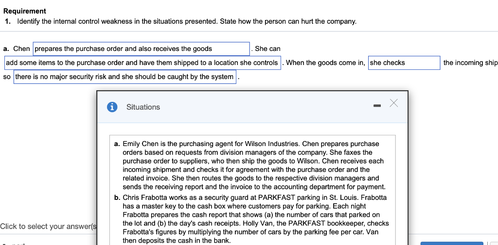 I keep getting this wrong for some reason. Requirement 1. Identify the