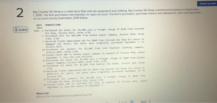 a 7 percent sales tax. During September, Exceptional Electronics engaged in the