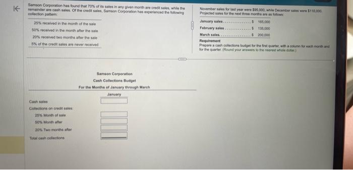 Please help with all requirments! 16. Samson Corporason has found euat 7o\%
