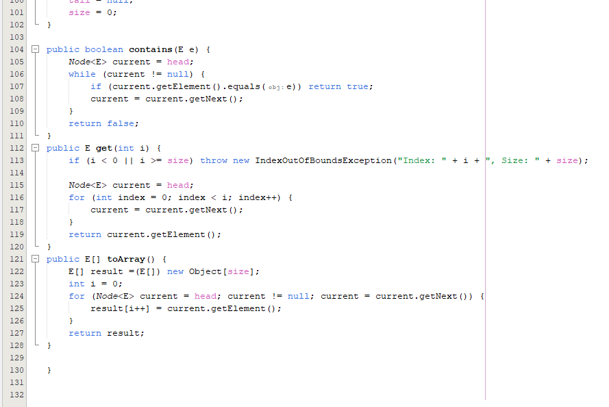 { return numberOfEntries; } @Override public boolean isEmpty() { return numberOfEntries ==