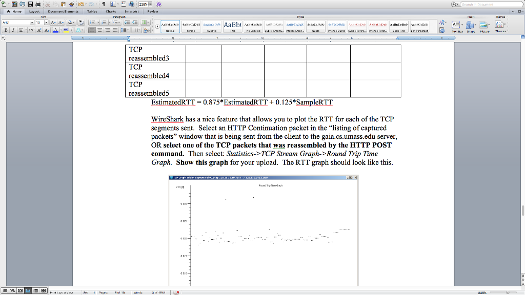 the TCP segment containing the HTTP POST command? Note that in order