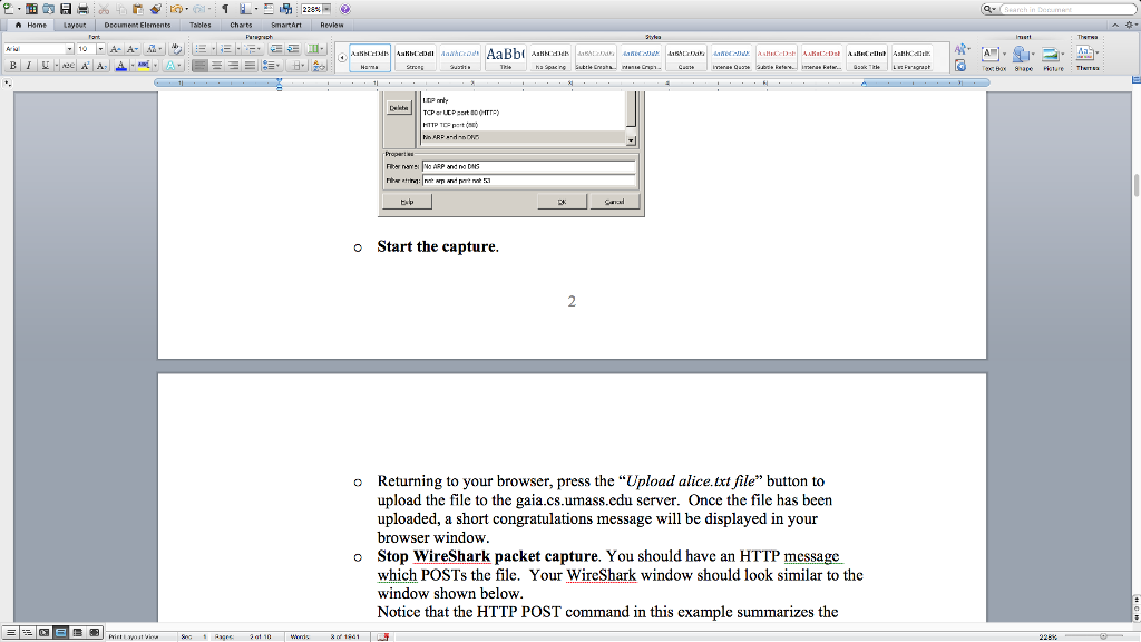 messages after it)? These are HTTP protocol messages, and you're looking in