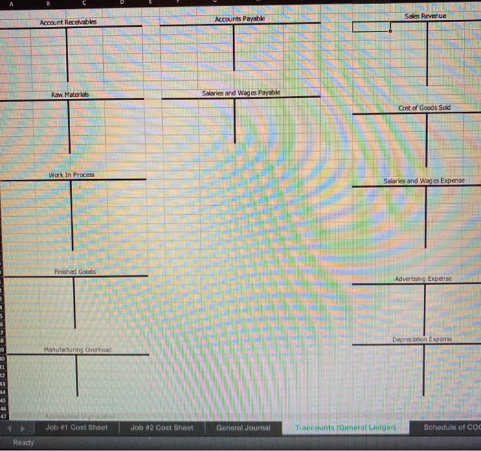 tables for customers. You will design and build the tables. This is