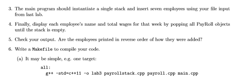 name, hourly pay rate, number of hours worked, and total pay for