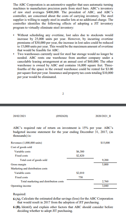 or what is called Lean Production in the manufacturing sector. Lean Production