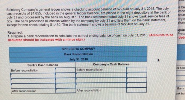  1. Record the amounts that increase cash 2. Record the amounts