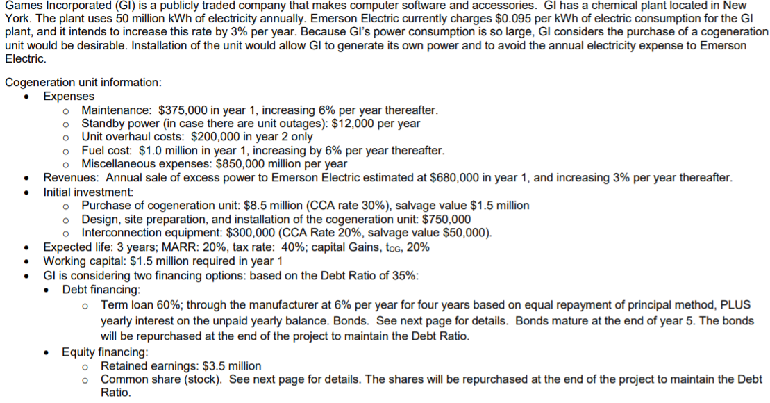 a) Develop a Net Income Statement (only the statement please-no supporting