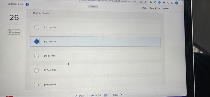 planned for the next year, what is the company's plantwide overhead rate?