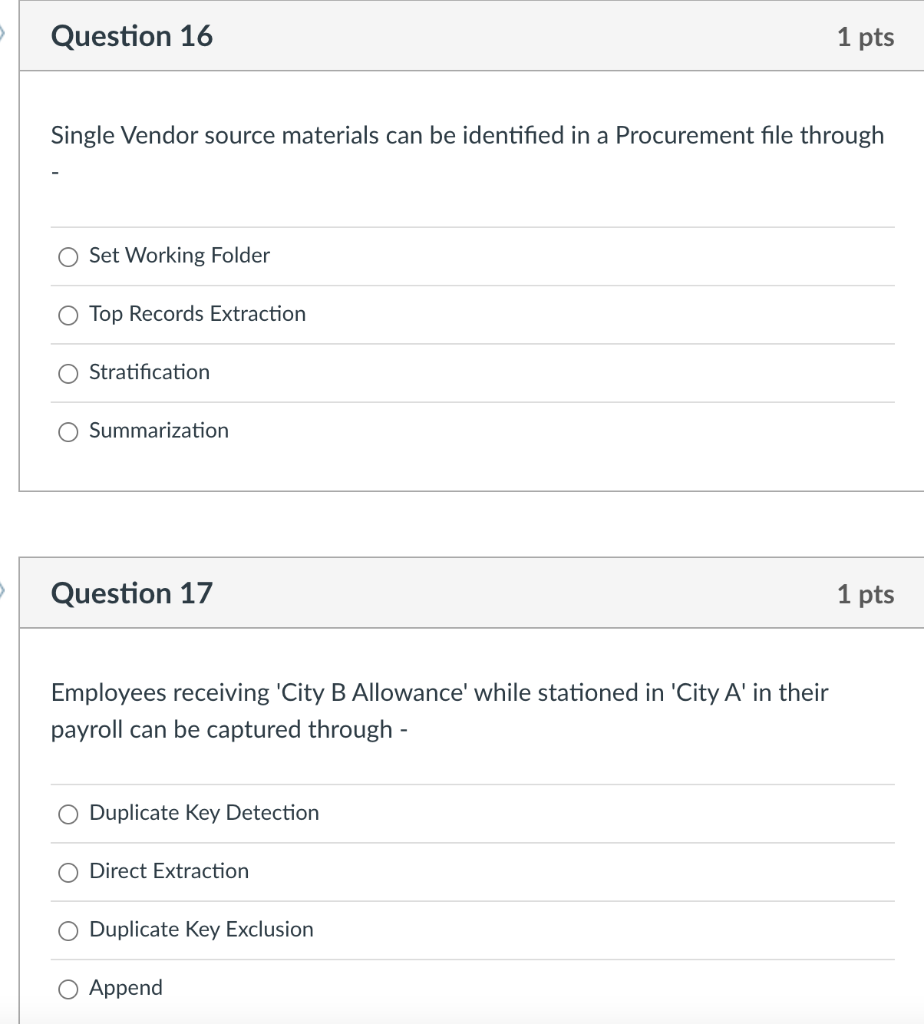 This is based on exert audit data analytics with IDEA software. *******