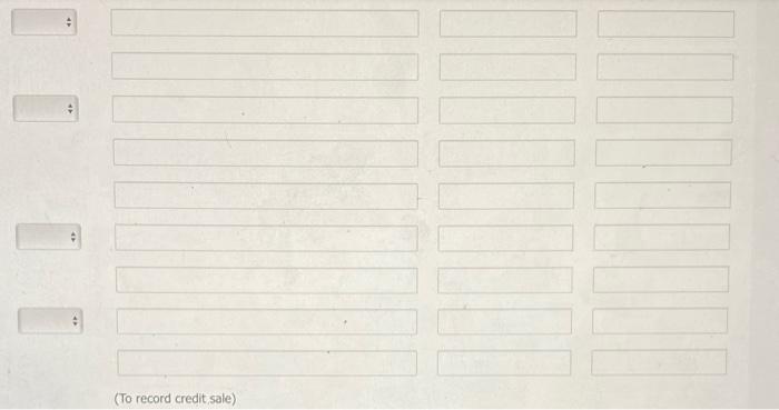 its customers. During the month of June the following merchandising transactions occurred.