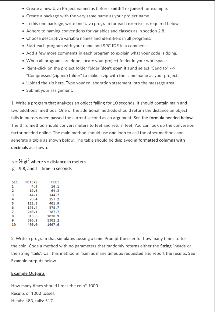  - Create a new Java Project named as before, smith4 or