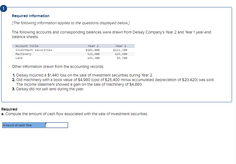 reuploading because last time it was wrong. Required Information [The following Information