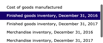 your answers in the tabs below. Merch Business Mfg Business Prepare the