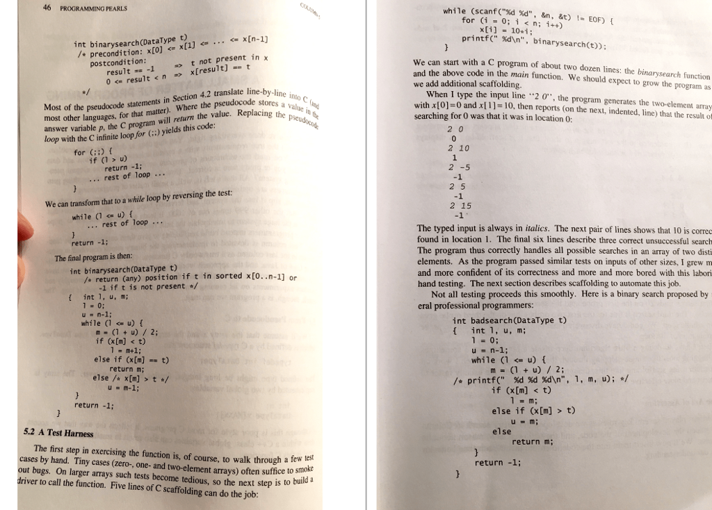 about c language Do problems 1 and 2 of Column 5 *problems