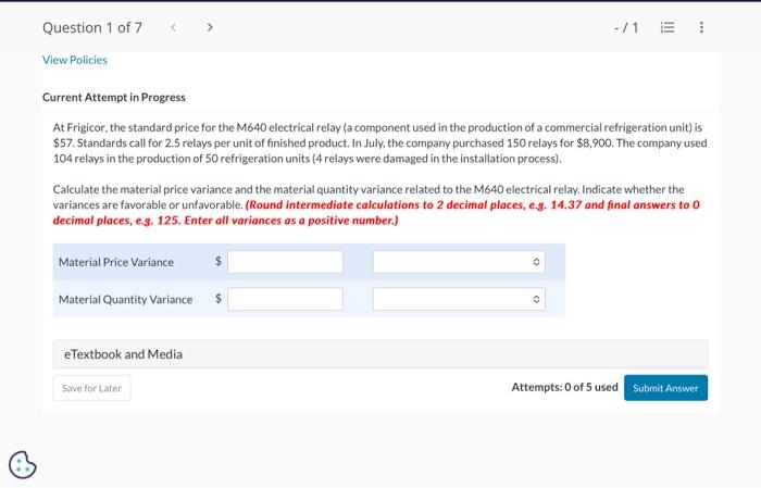 hello expert please help me with this accounting question. At Frigicor, the