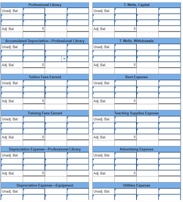 to the questions displayed below.] Wells Technical Institute (WTI), a school owned