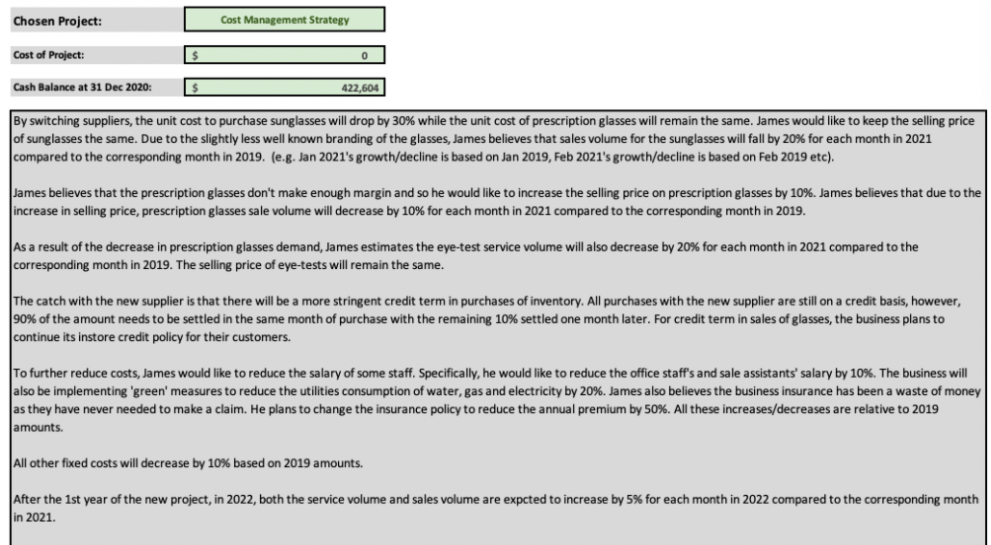 ACCOUNTING QUESTION: Complete the budgeted income statement based on the scenario below