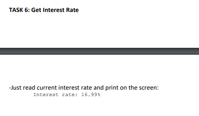 Open new credit card 2. One transaction 3. Print statement 4. Payment