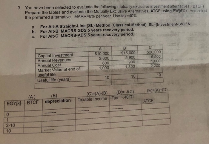 Create on Excel Work with the rest and do not include the