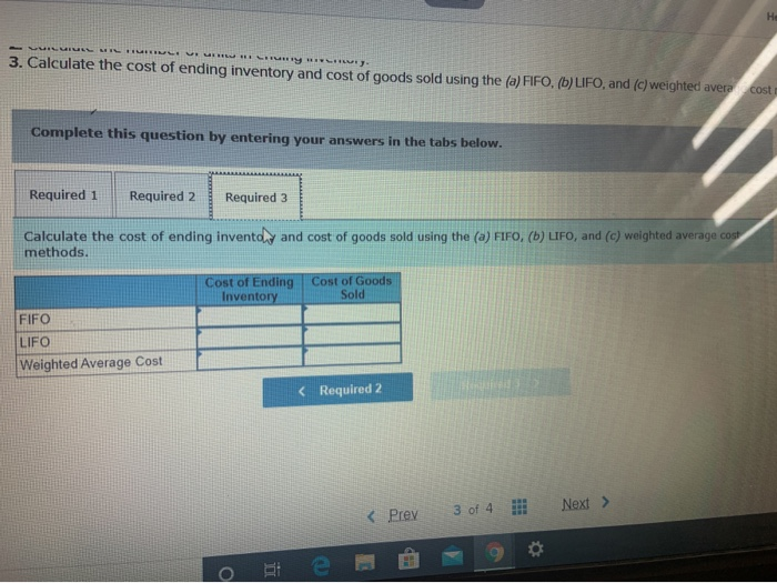 uses a periodic inventory system. Assume Oahu Kiki's records show the following