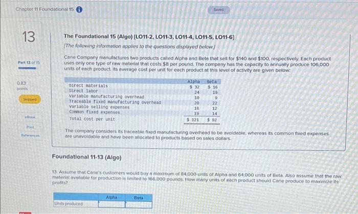 manufacturing overhead to be avoidable, whereas its common fixed expenses are unavoidable