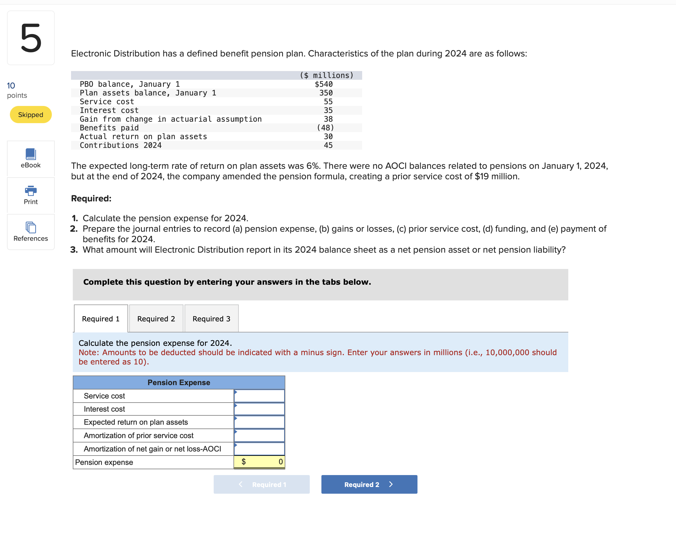 be recovered only if it exercises the extension option, creating an expectation