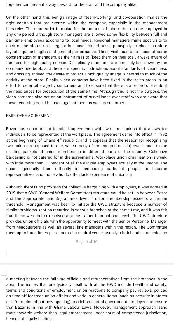 across the country. Bazar started its business operations over 64 years ago