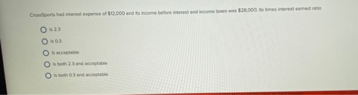 assets O Because it measures profitability O Because it excludes short-term investments